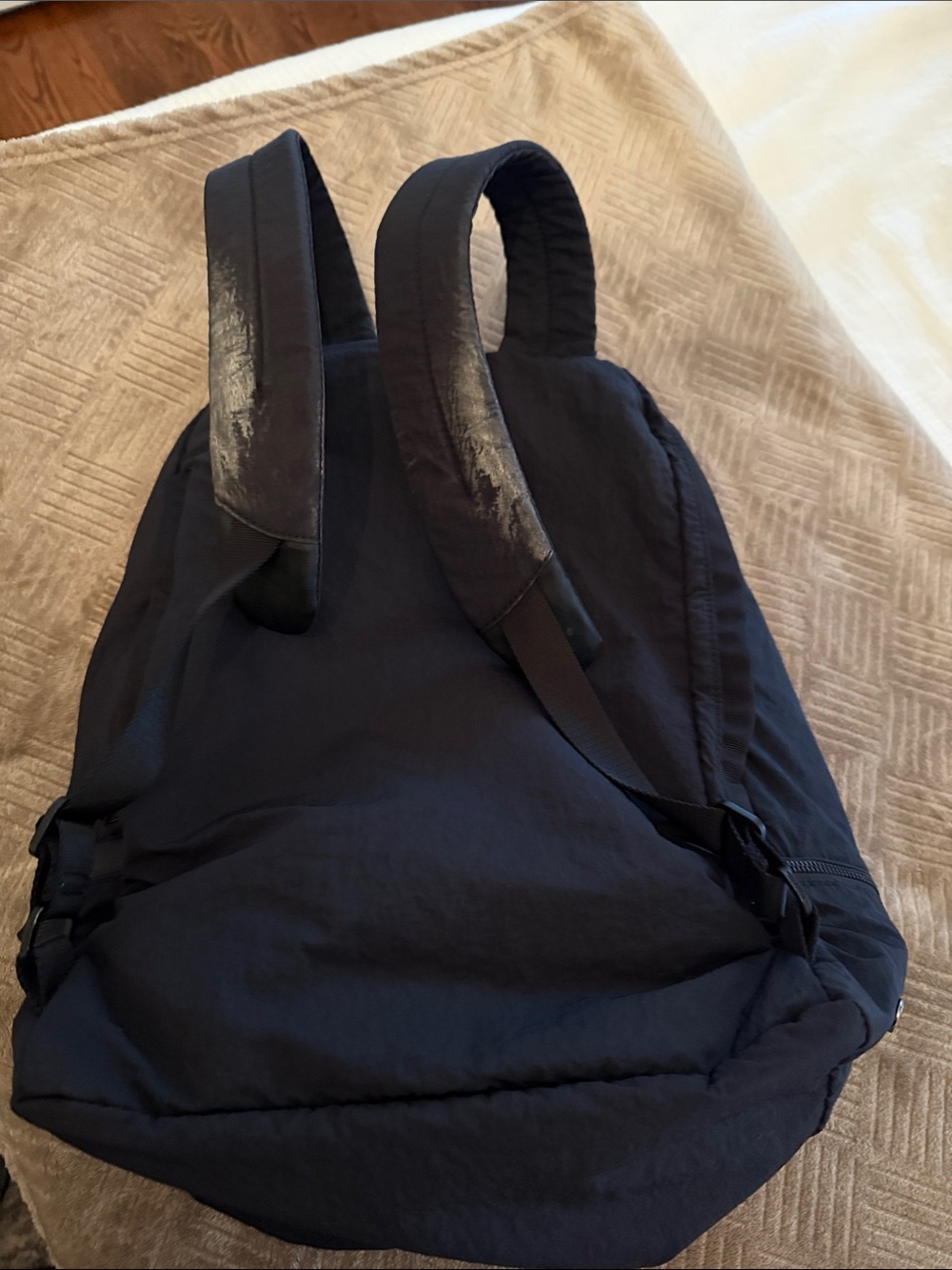 Men's Black Everyday Backpack - Minimalist Travel Pack